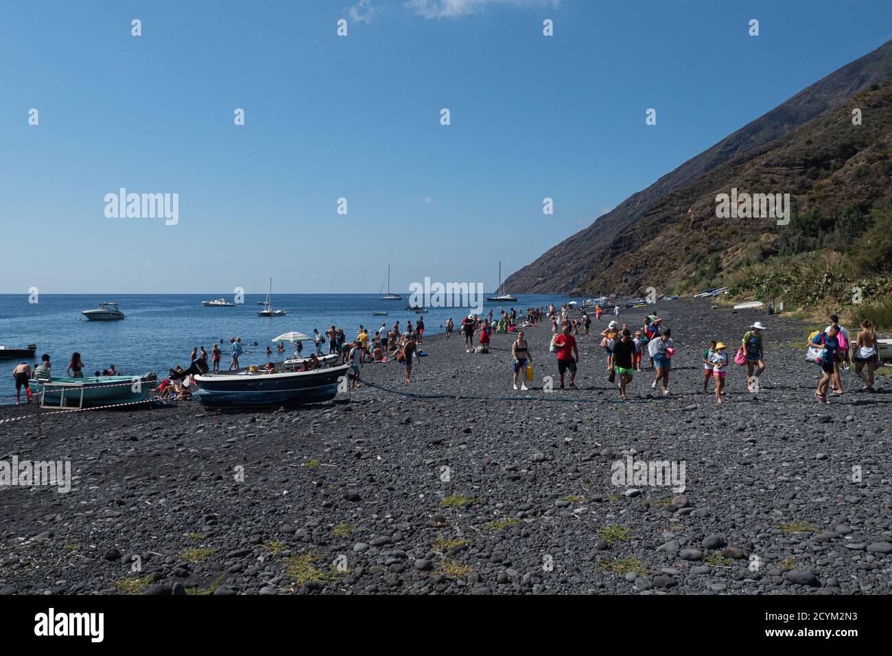 Stromboli, Sicilia, Italia Foto Stock