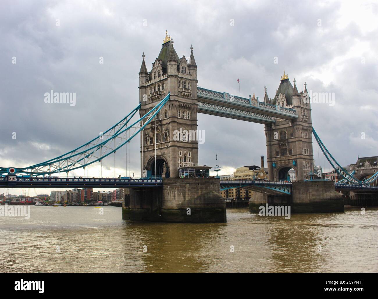 Il Tower Bridge di Londra Foto Stock