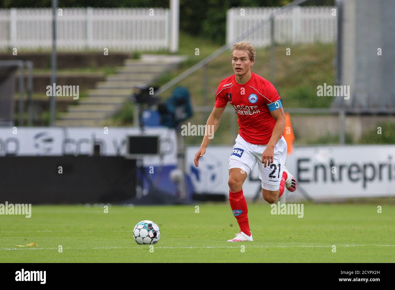 Lyngby, Danimarca. 18 giugno 2020. Mads Emil Madsen (21) di Silkeborg visto durante la partita 3F Superliga tra Lyngby Boldklub e Silkeborg SE al Lyngby Stadium. (Foto: Gonzales Photo - Rune Mathiesen). Foto Stock