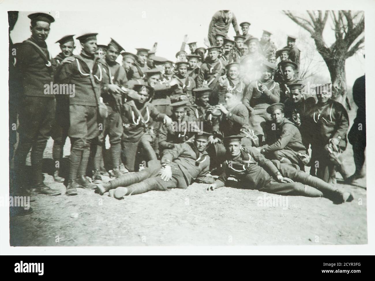 Soldati marini italiani a Tientsin - Tianjin Cina - 1924-25 Foto Stock