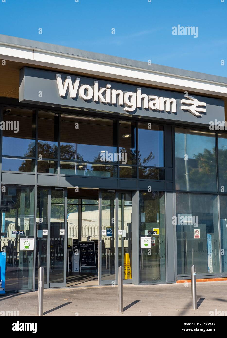 Stazione ferroviaria di Wokingham, Wokingham, Berkshire, Inghilterra, Regno Unito, GB. Foto Stock