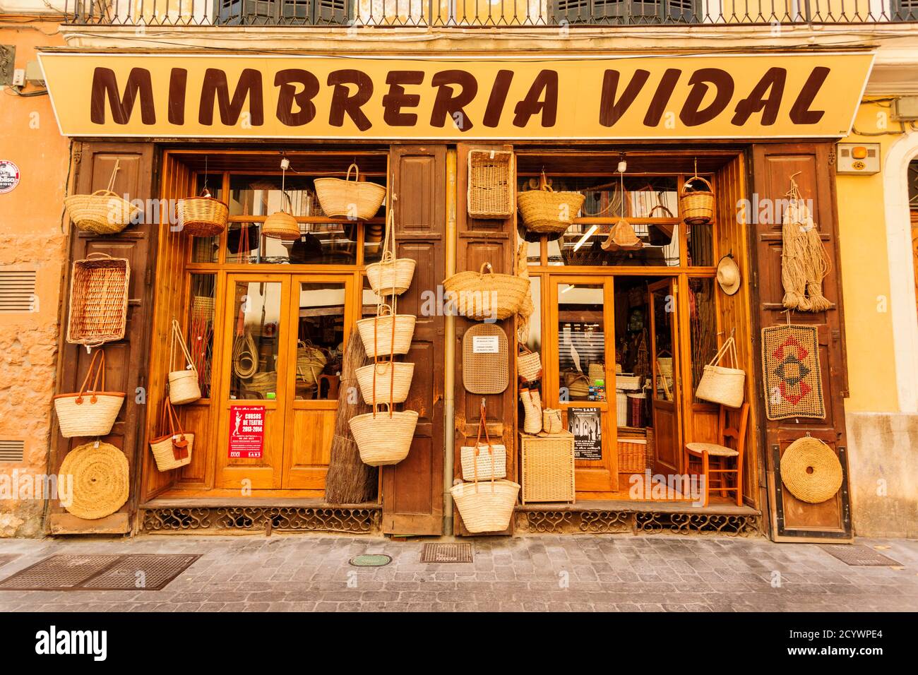Mimbreria Vidal, Palma, mallorca, isole balneari, spagna, europa Foto Stock