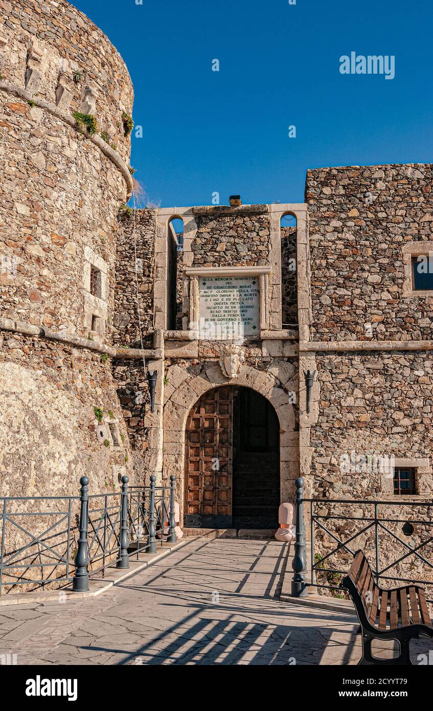 Italia Calabria Provincia di Vibo Valentia - Pizzo Calabro - Castello Aragonese - Castello di Murat Foto Stock