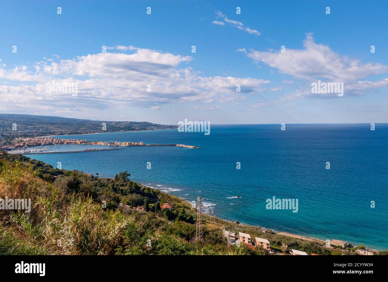 Italia Calabria Provincia di Vibo Valentia - Pizzo Calabro - Costa e Mare Foto Stock