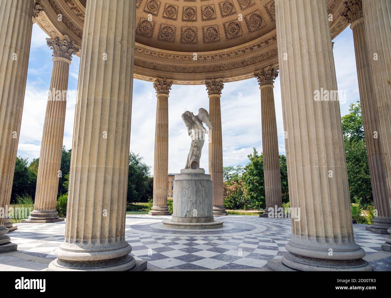 Tempio dell'amore nel giardino del Grand Trianon - Versailles, Francia Foto Stock