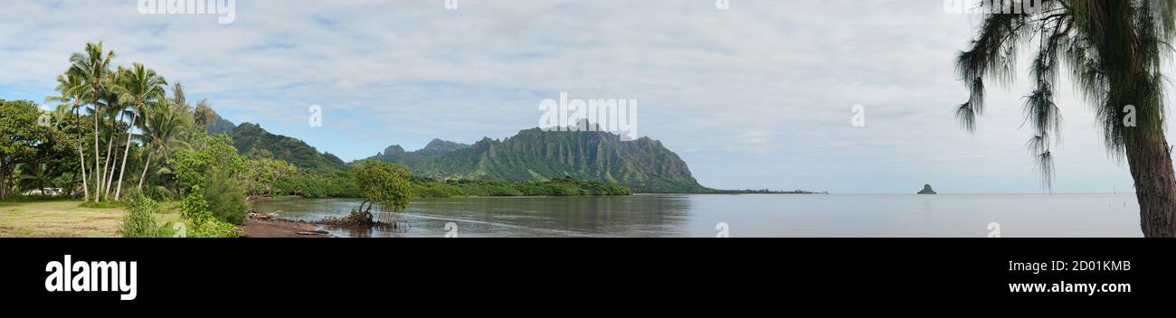 Paesaggio delle Hawaii Foto Stock