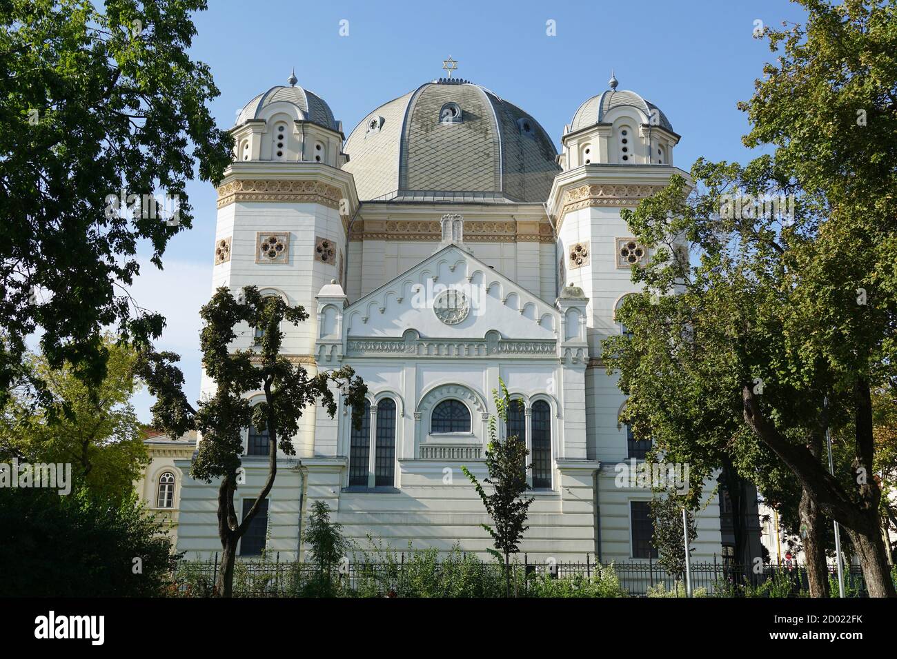 Ex sinagoga, Győr, Raab, Győr-Moson-Sopron County, Ungheria, Magyarország, Europa Foto Stock