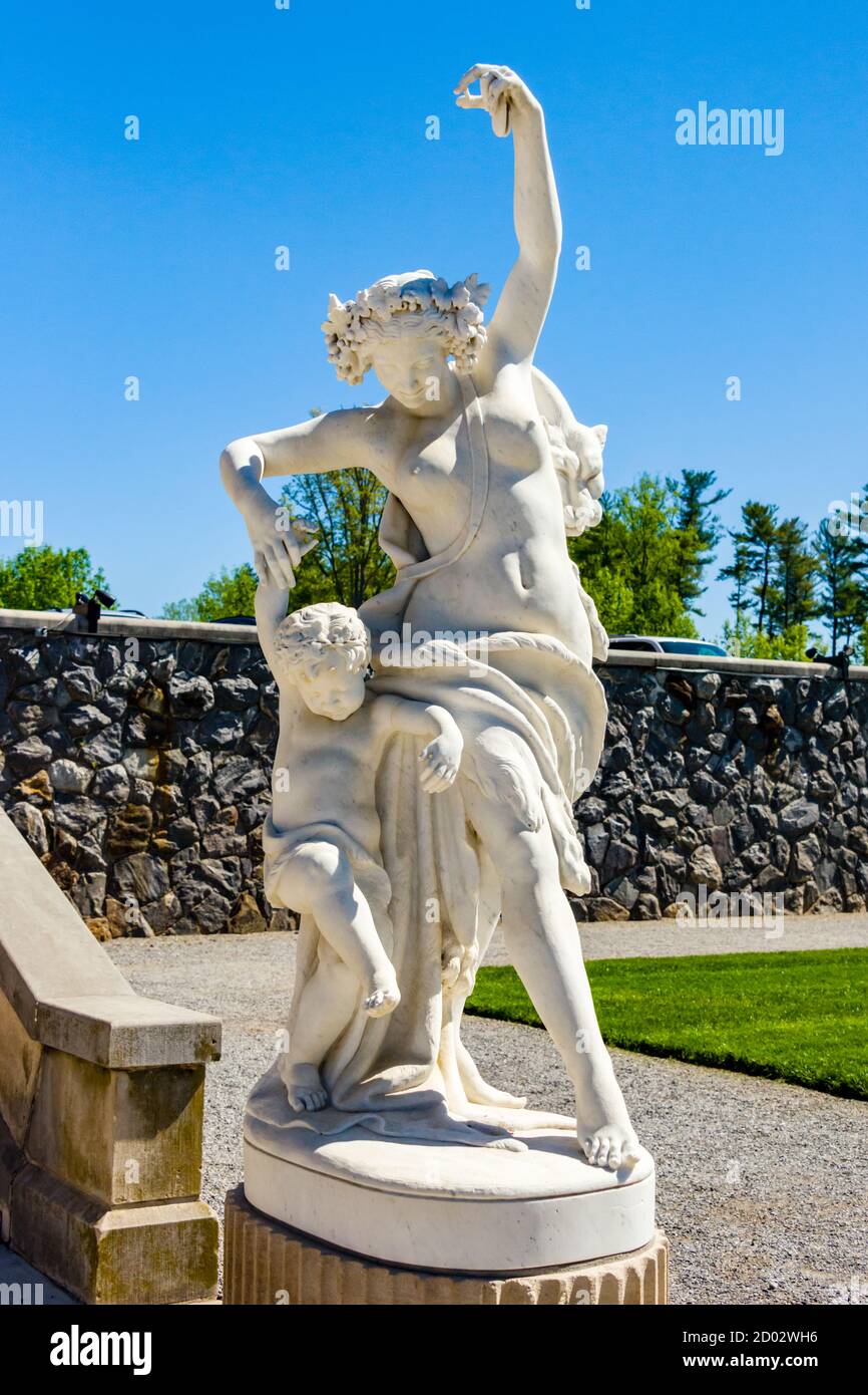 Biltmore Estate Dancing Madre e Bambino Foto Stock