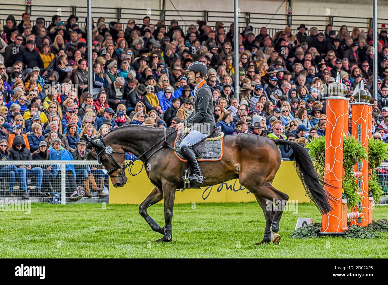 Christopher Burton Badminton Horse Trials Gloucester Inghilterra UK Maggio 2019, Christopher Burton evento equestre in rappresentanza dell'Australia Ride Graf Liber Foto Stock