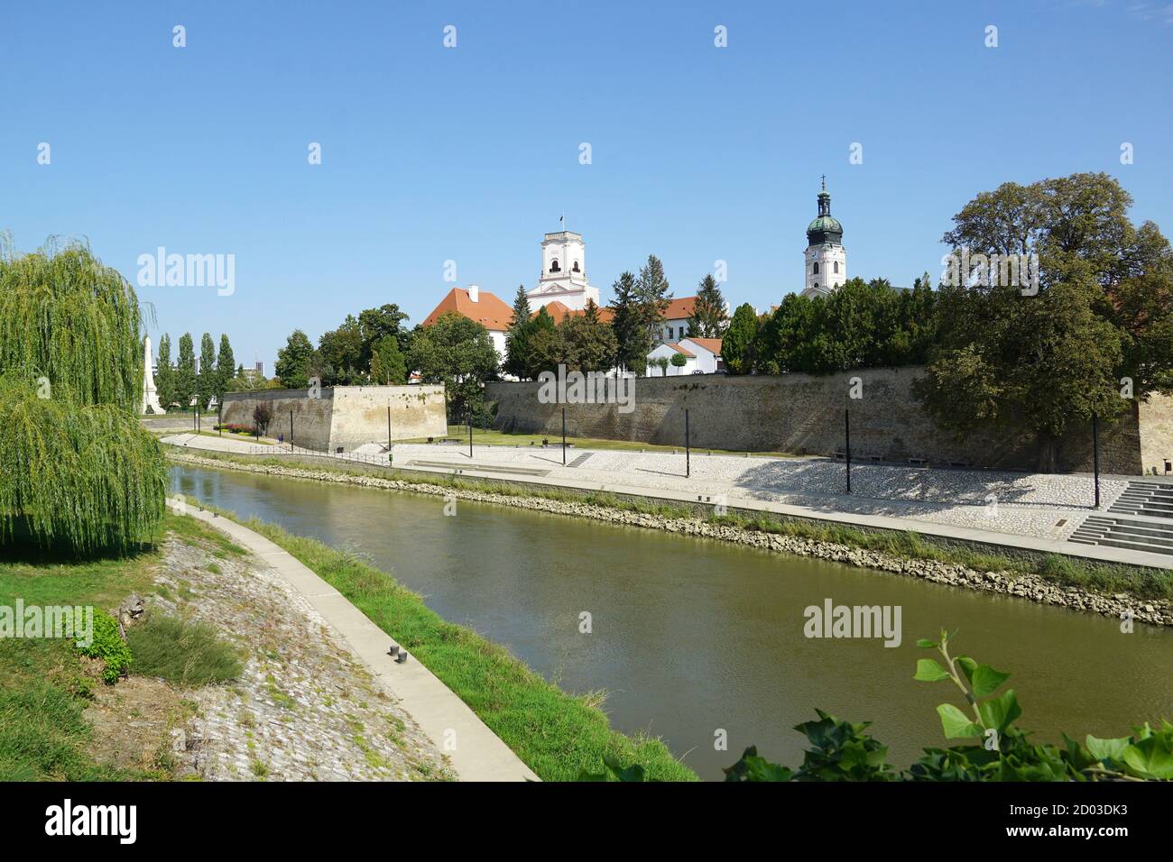 Győr, Raab, Magyarország-Moson-Sopron County, Ungheria, Győr, Europa Foto Stock