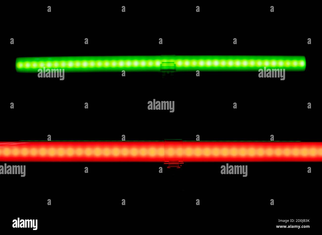 Illuminazione a LED RGB per l'industria cinematografica Televisione e broadcasting. Foto Stock