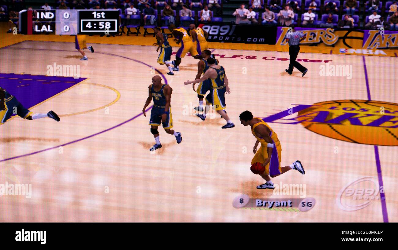 NBA Shoot out 2001 - Sony PlayStation 2 PS2 - Solo per uso editoriale Foto Stock
