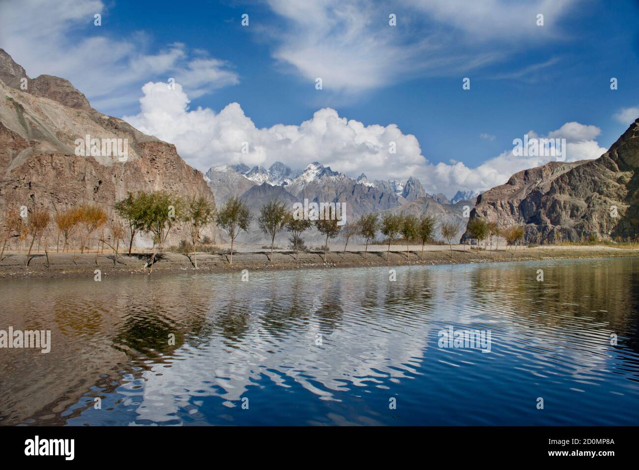 Khaplu , gangchay, skardu aree settentrionali di gilgit baltistan Pakistan Foto Stock