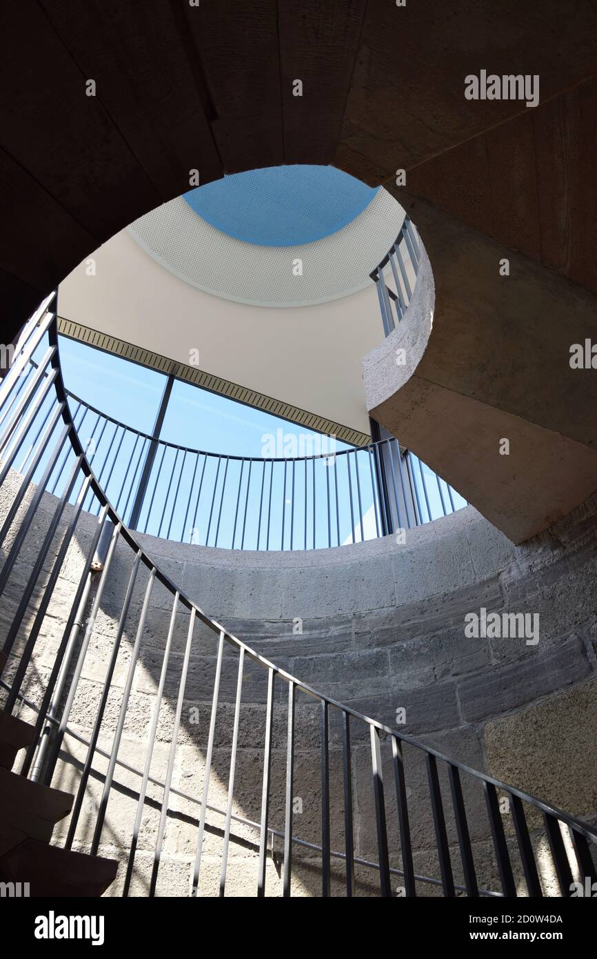 Scala circolare - scale a chiocciola Foto Stock