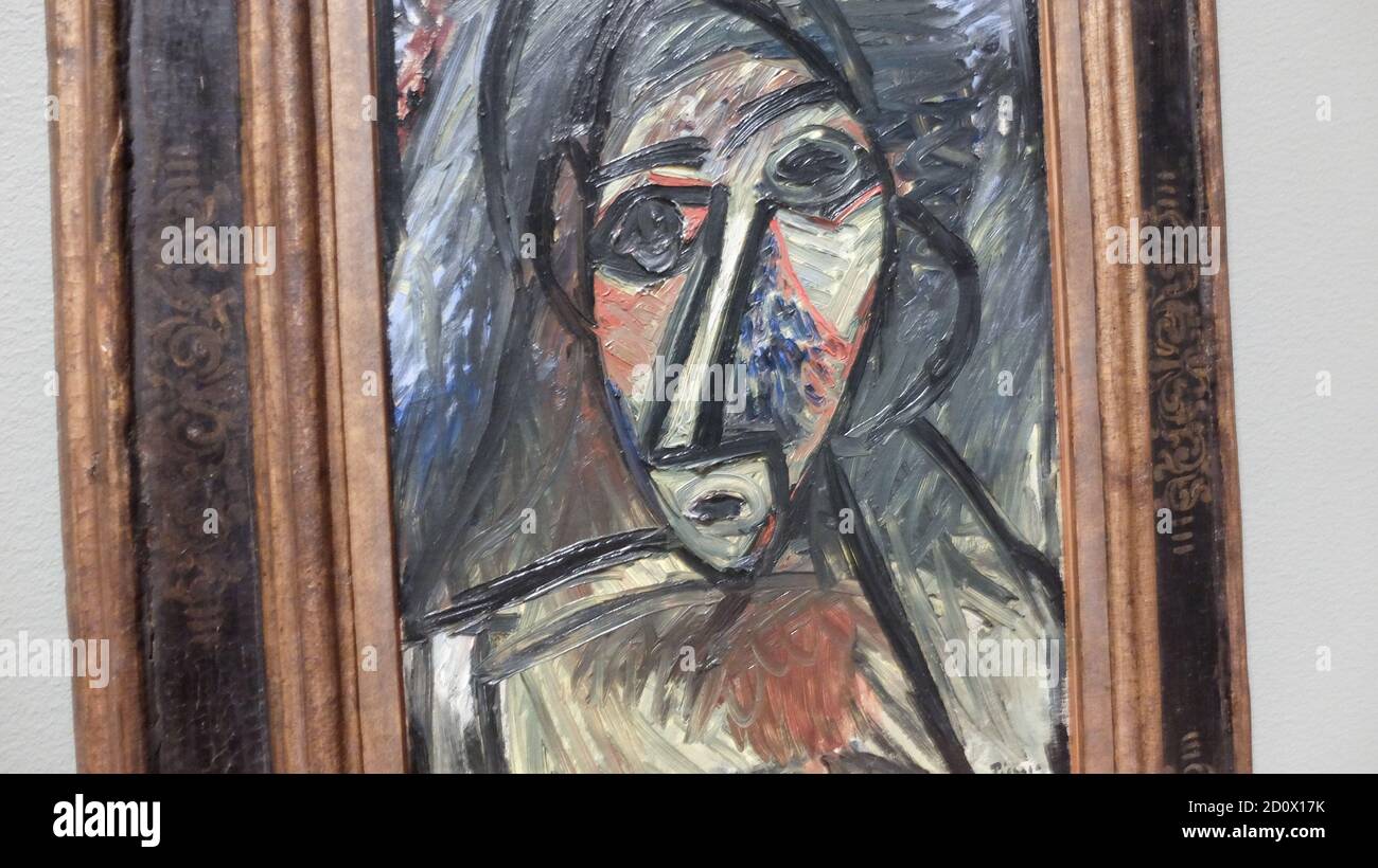 « Busto di una donna » anche conosciuto come « buste de femme » Pittura di Picasso 1907 Foto Stock