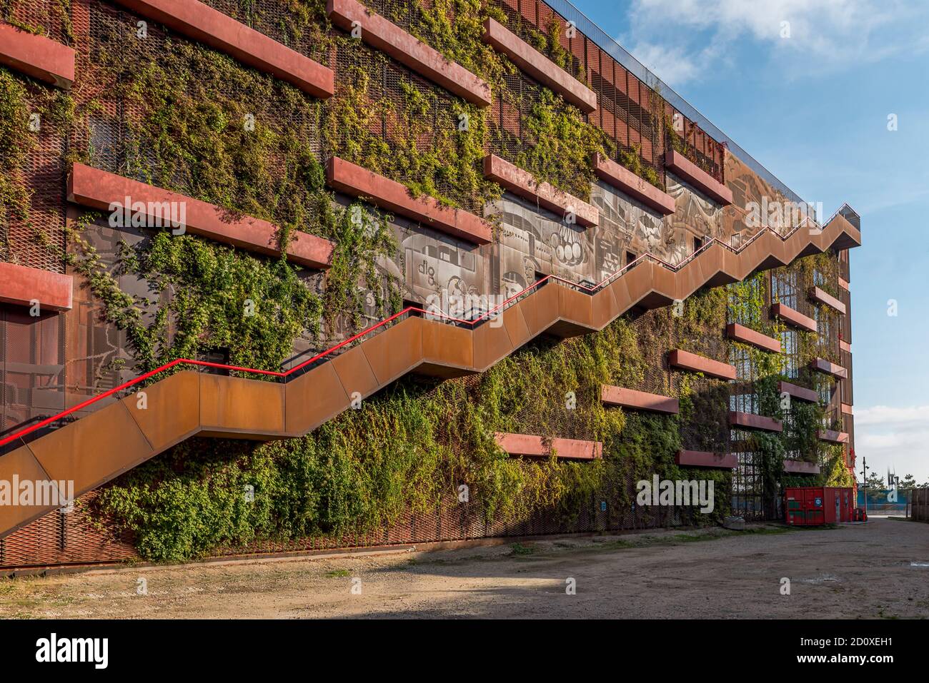Konditaget Lüders è uno spazio ricreativo situato in cima a un parcheggio a più piani a Copenhagen, il 30 settembre 2020 Foto Stock