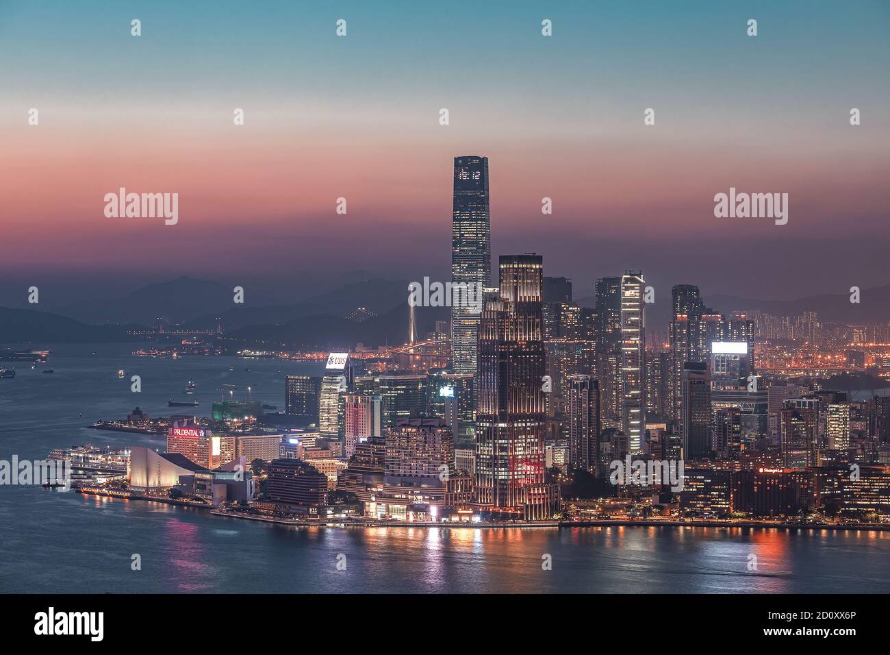 Il punto di riferimento di Hong Kong Foto Stock