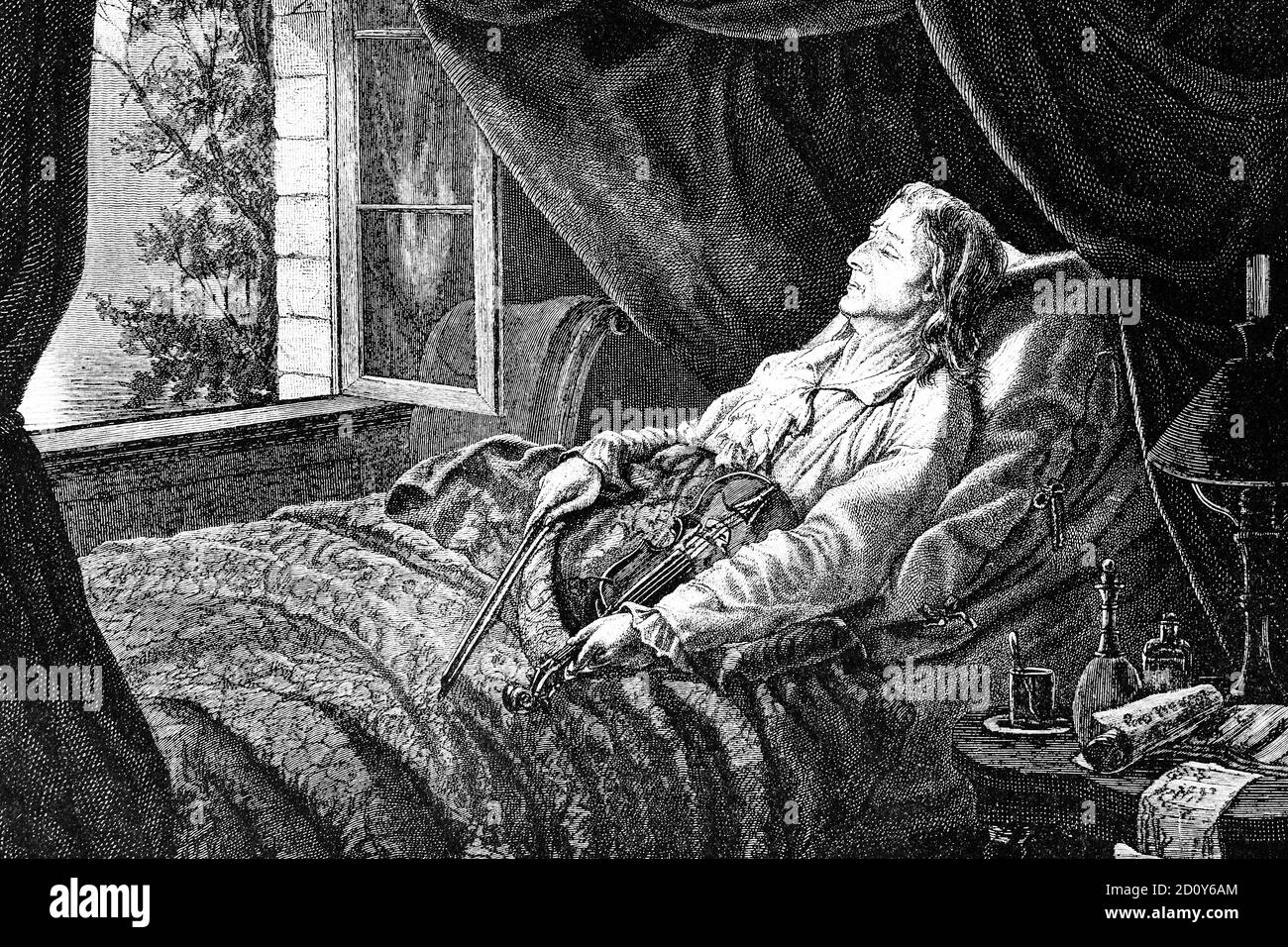 r. 1782-1840, illustrazione antica. 1886. Foto Stock