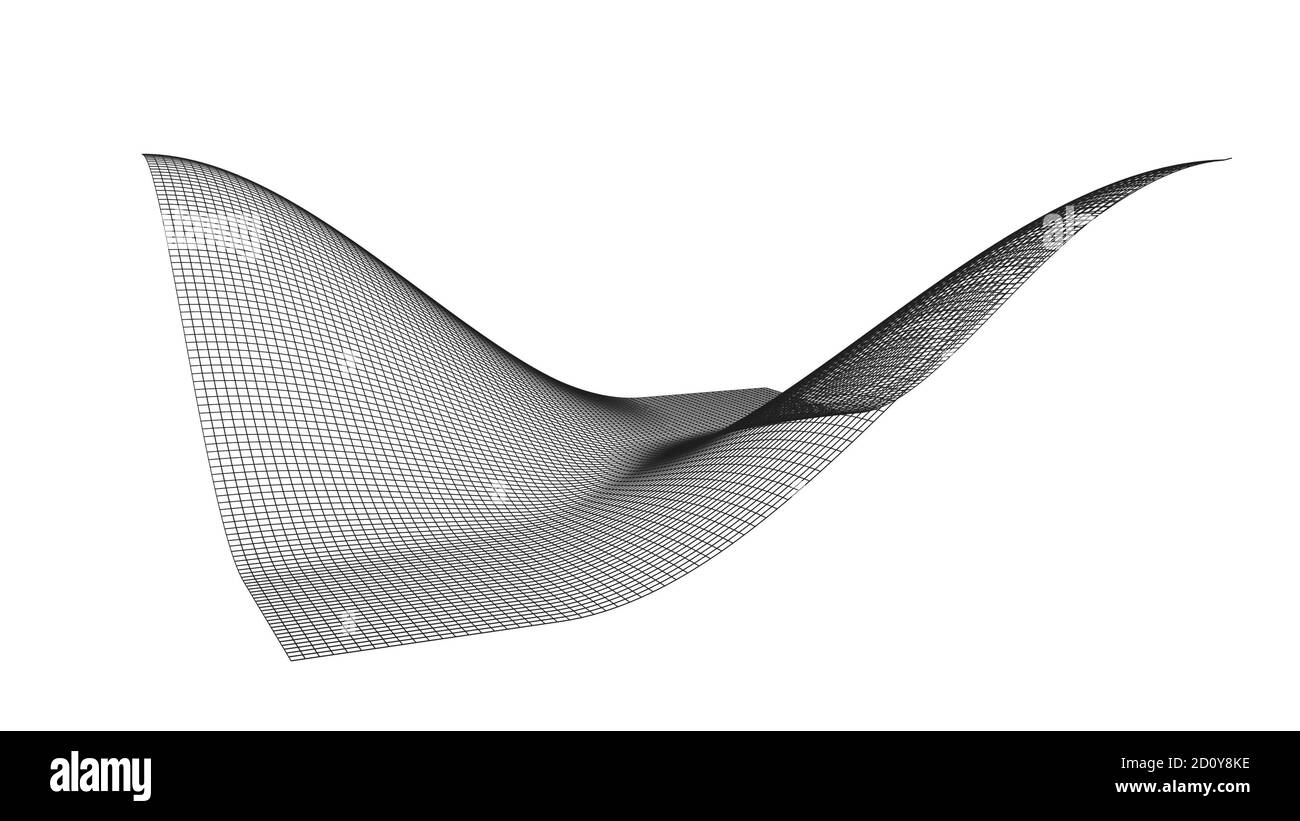 Visualizzazione degli assi matematici, equazione delle formule, griglia astratta moderna, struttura a reticolo, sfondo, concetto di scienza della tecnologia digitale rendering 3D Foto Stock