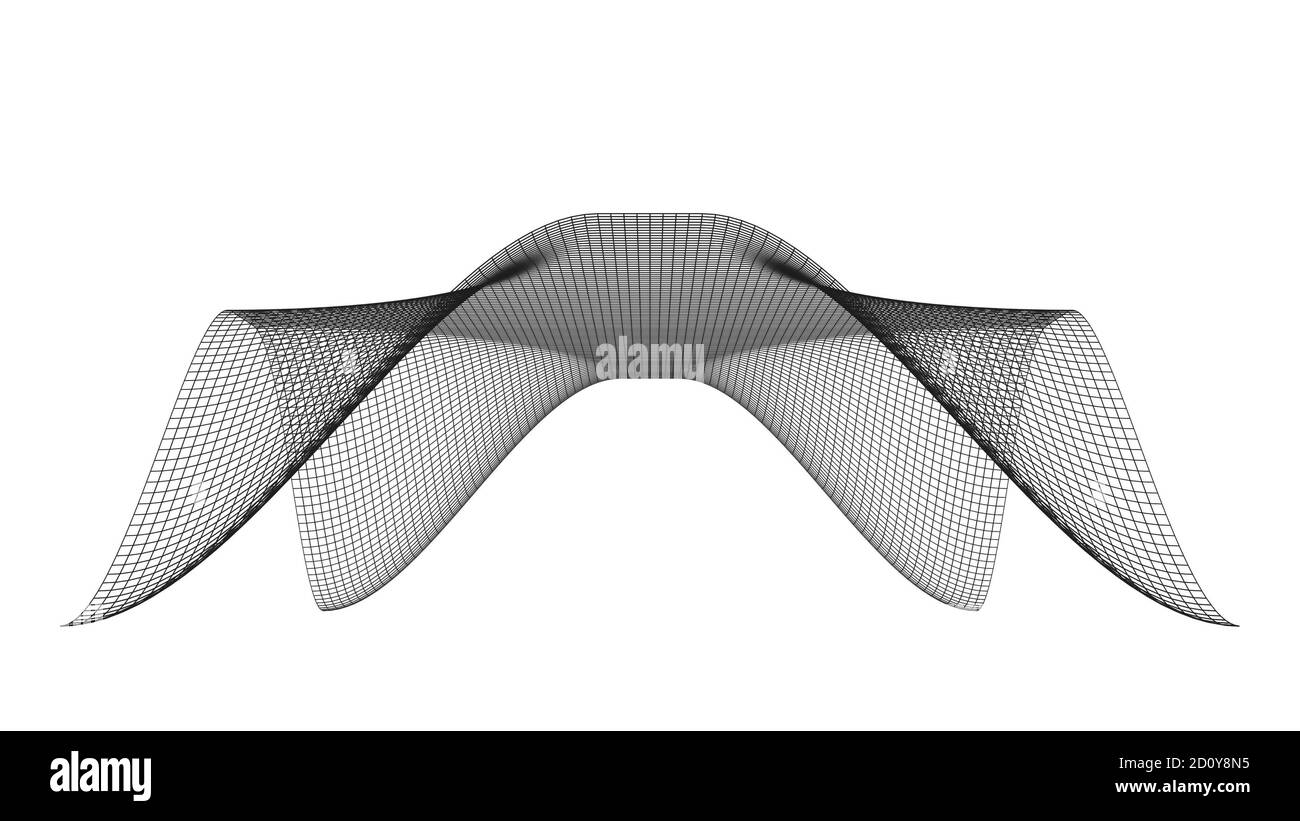 Visualizzazione degli assi matematici, equazione delle formule, griglia astratta moderna, struttura a reticolo, sfondo, concetto di scienza della tecnologia digitale rendering 3D Foto Stock