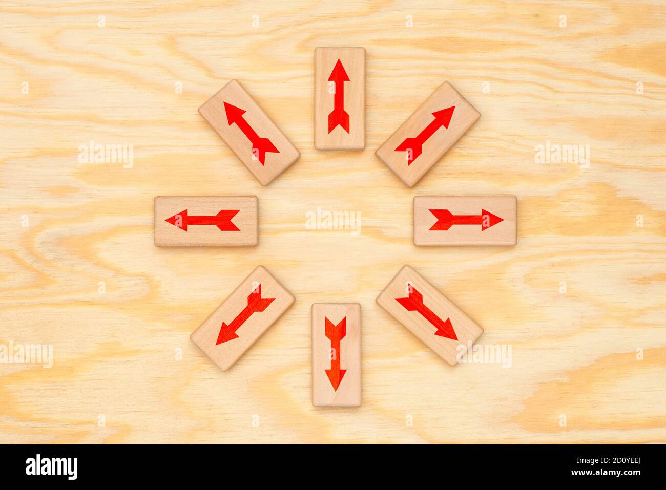discussione in team con input e output Foto Stock