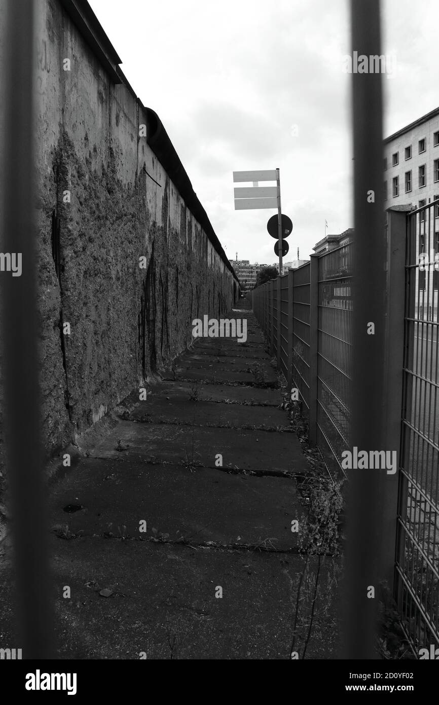 Muro di Berlino Foto Stock