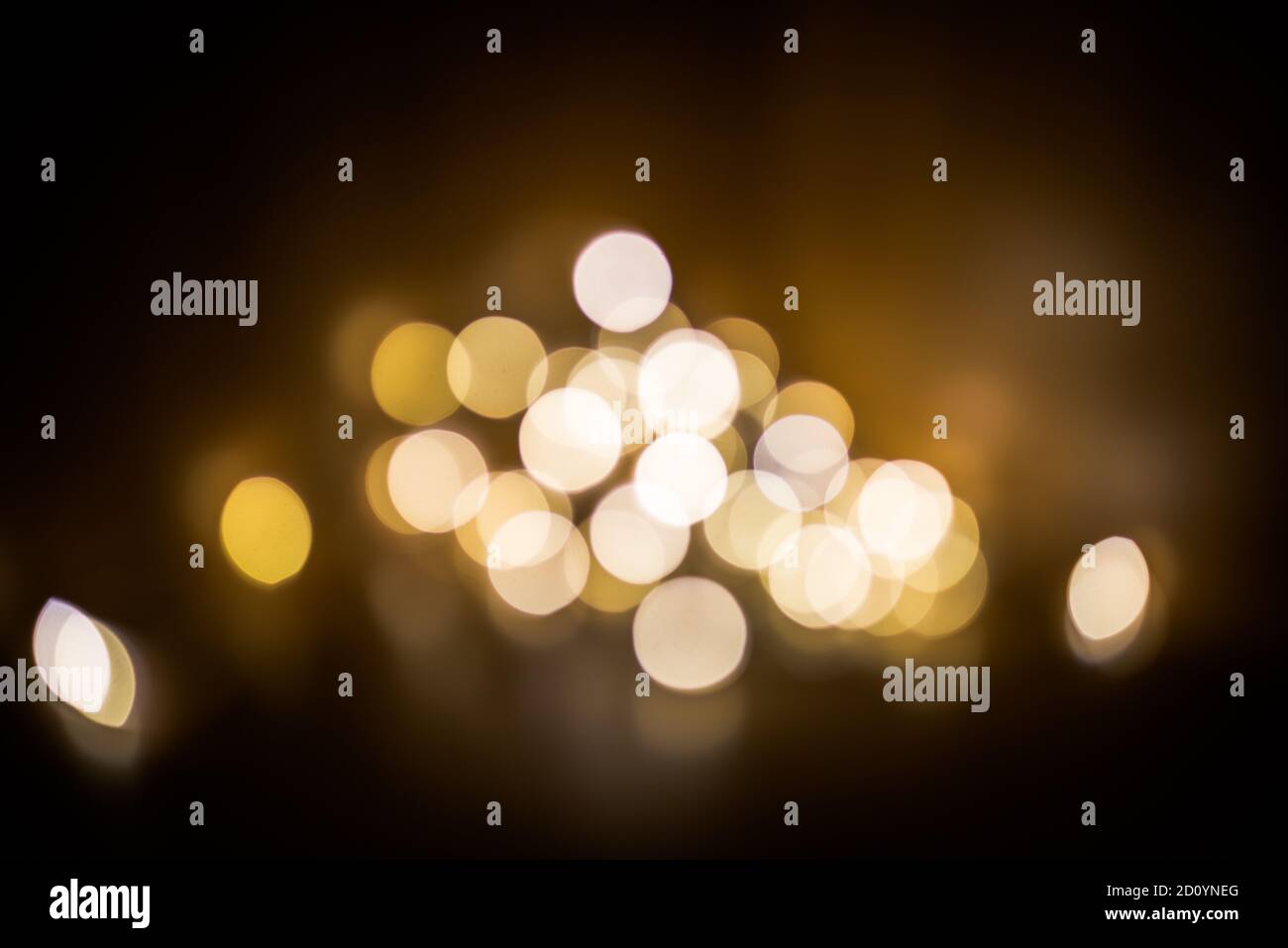 Abstract della luce LED fuori fuoco effetto bokeh Foto Stock