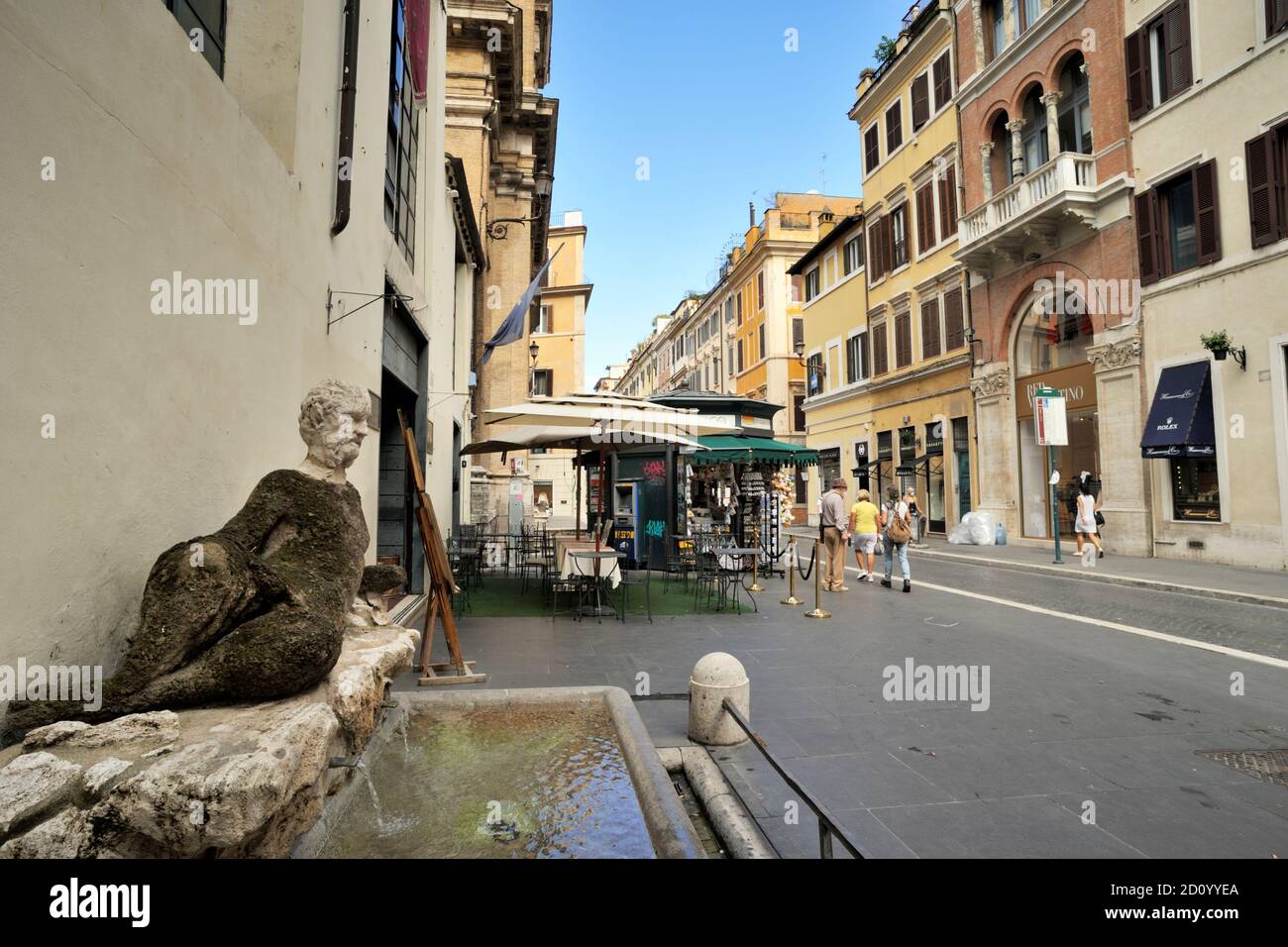 Via del Babuino, Roma, Italia Foto Stock