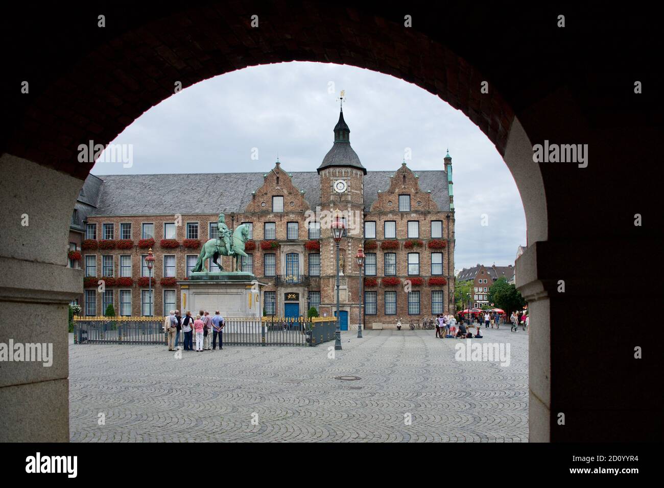 Municipio di Duesseldorf Foto Stock