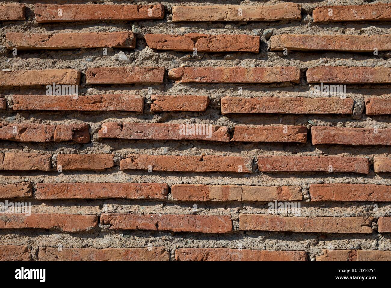 Immagine della vecchia texture della parete di mattoni Foto Stock