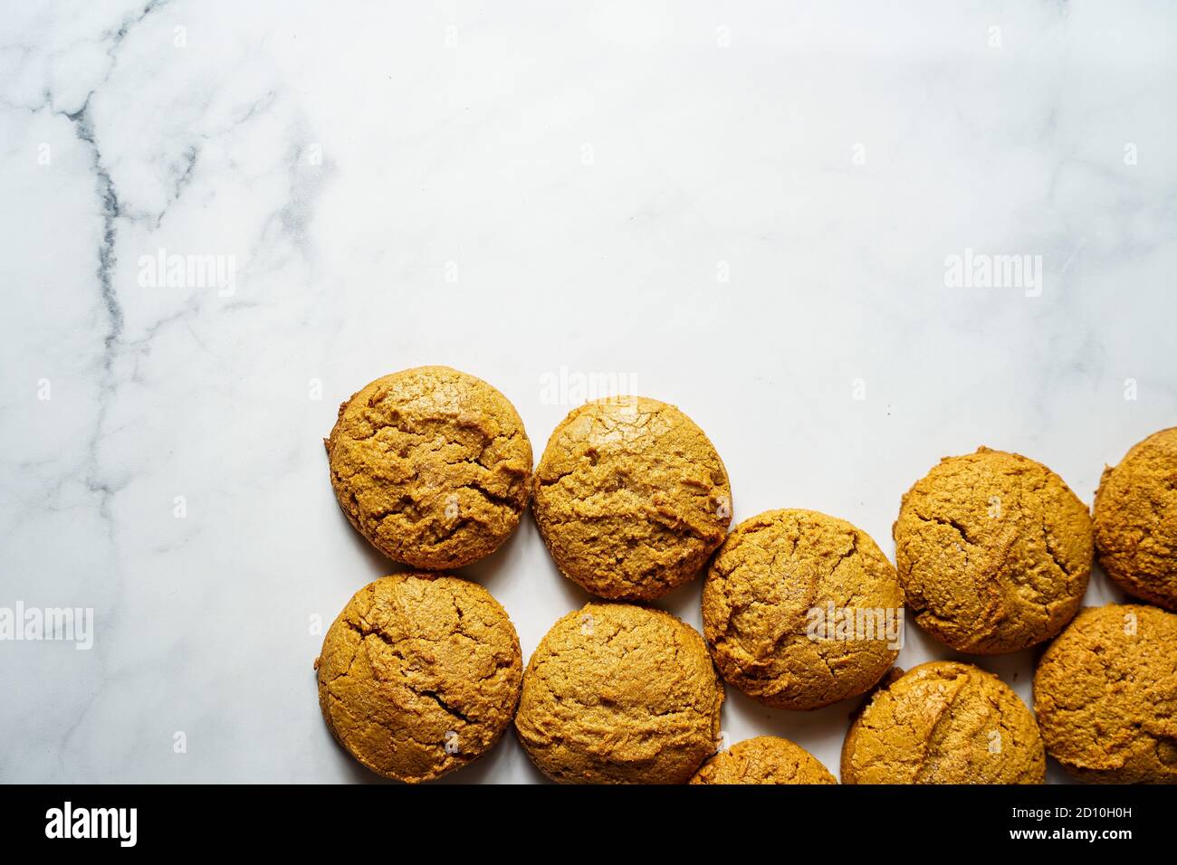 Biscotti salati al burro di arachidi Foto Stock