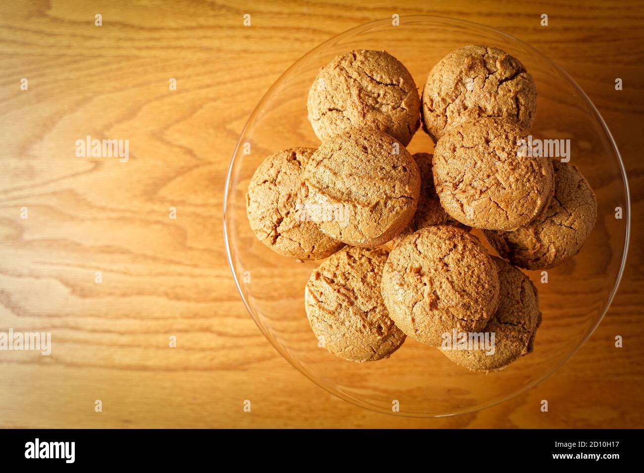 Biscotti salati al burro di arachidi Foto Stock
