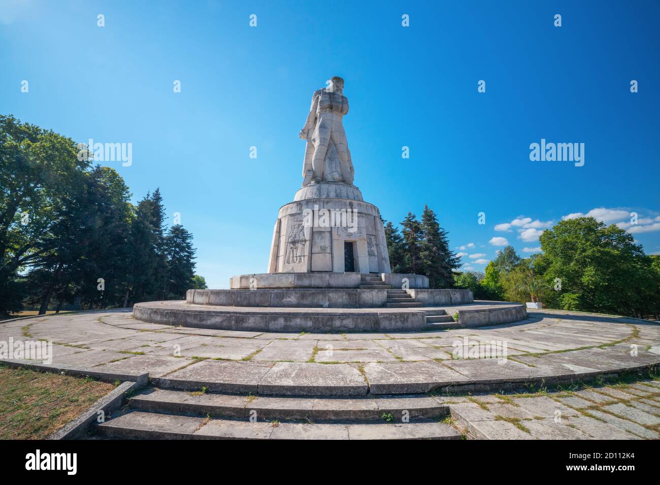 Il Pantheon Monumento nel Giardino del Mare di Varna, Bulgaria Foto Stock