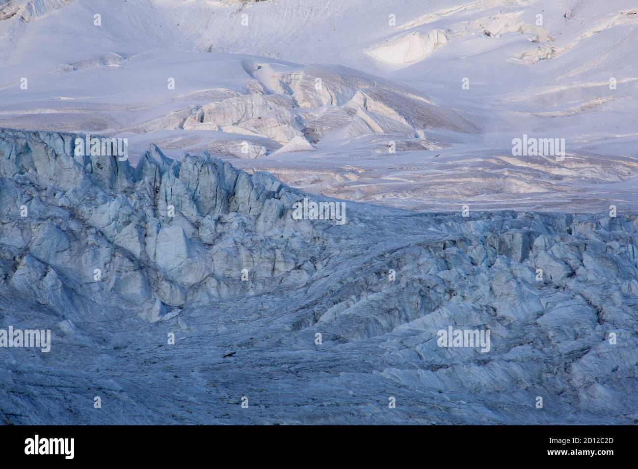 Geografia / viaggio, Svizzera, ghiacciaio di Mountet sotto l'Obergabelhorn, Alpi Vallesi, diritti aggiuntivi-liquidazione-Info-non-disponibile Foto Stock