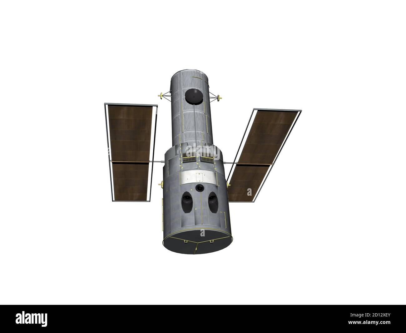 Il telescopio spaziale Hubble si sposta nello spazio Foto Stock