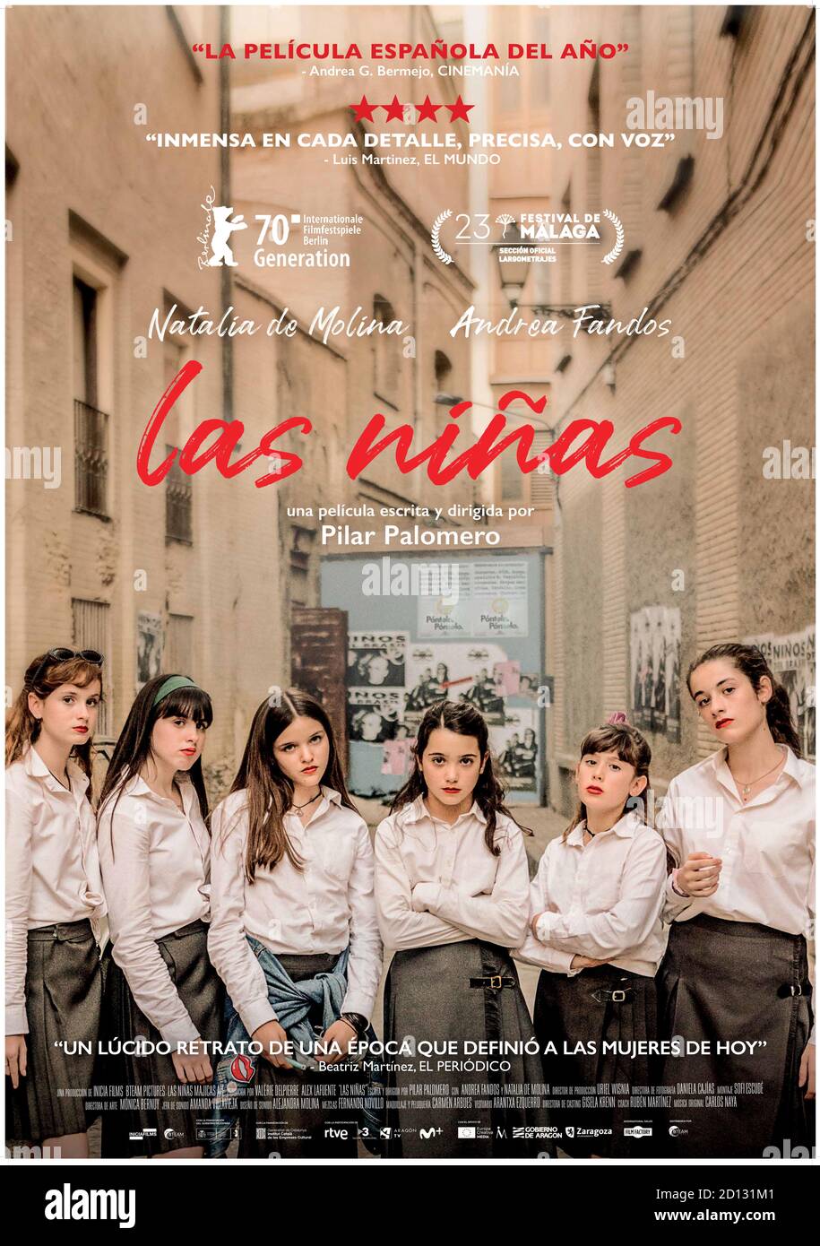 LAS NIÑAS (2020), regia DI PILAR PALOMERO. CREDIT: ARAGON TV/BTEAM/INICIA FILMS/LA NIÑAS MAJICAS/RTVE / ALBUM Foto Stock