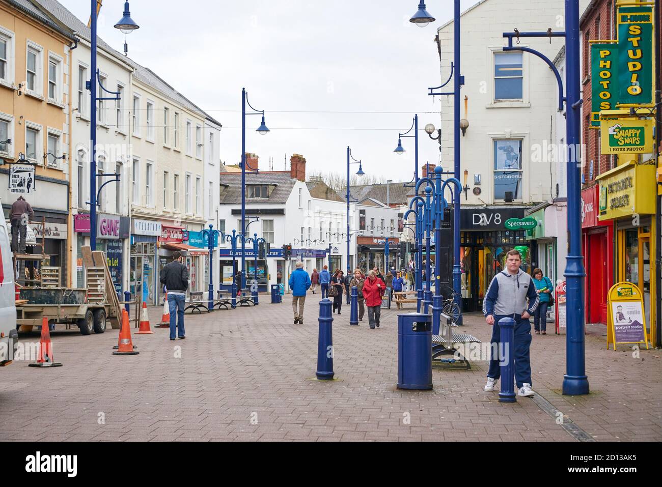 Centro di Coleraine, Irlanda del Nord, Regno Unito Foto Stock