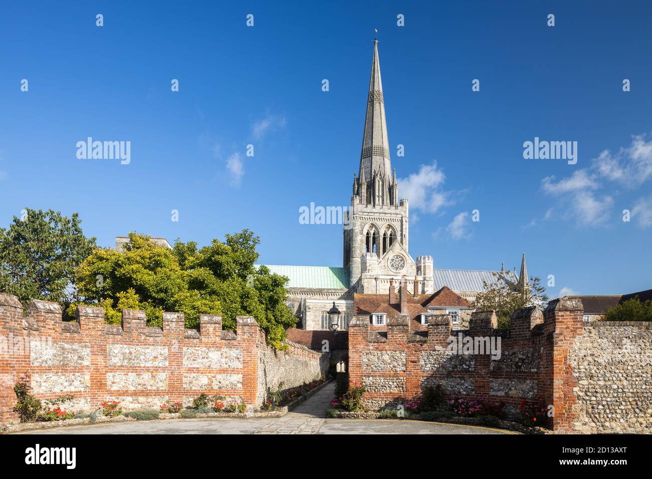 Chichester Cathedral, Chichester, West Sussex, Regno Unito Foto Stock