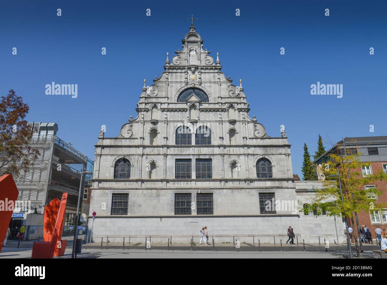 Chiesa greco ortodossa, Jesuitenstrasse, Città Vecchia, Aachen, Renania settentrionale-Vestfalia, Germania, Griechisch-Orthodoxe Kirche, Altstadt, Renania settentrionale-Vestfalia, Foto Stock