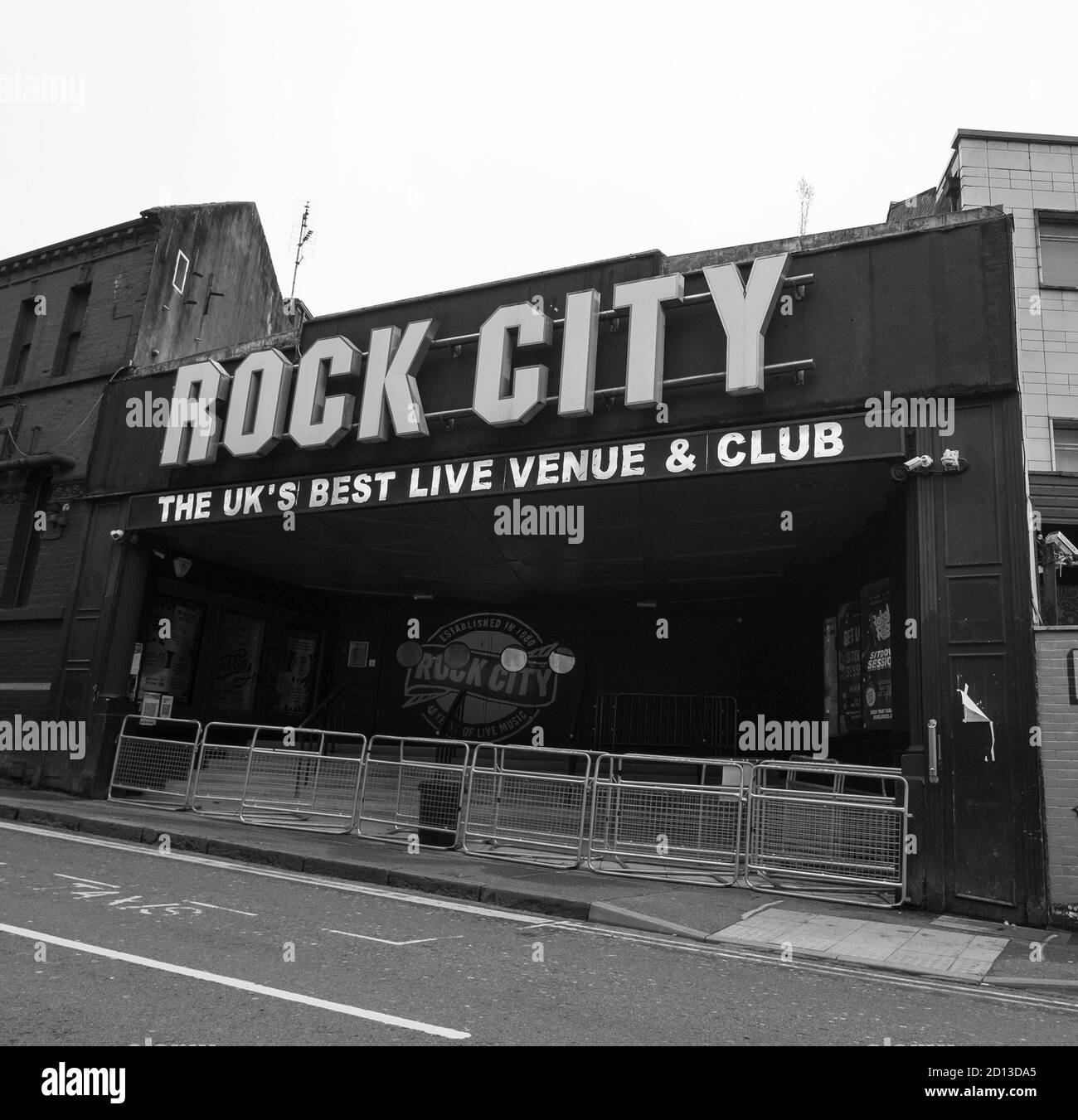 Music venue club a Nottingham, Regno Unito Foto Stock