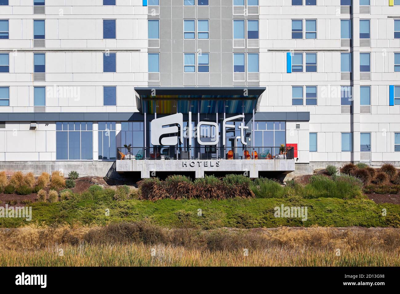 Aloft Santa Clara, America Centre Court, San José, in California, Stati Uniti d'America Foto Stock