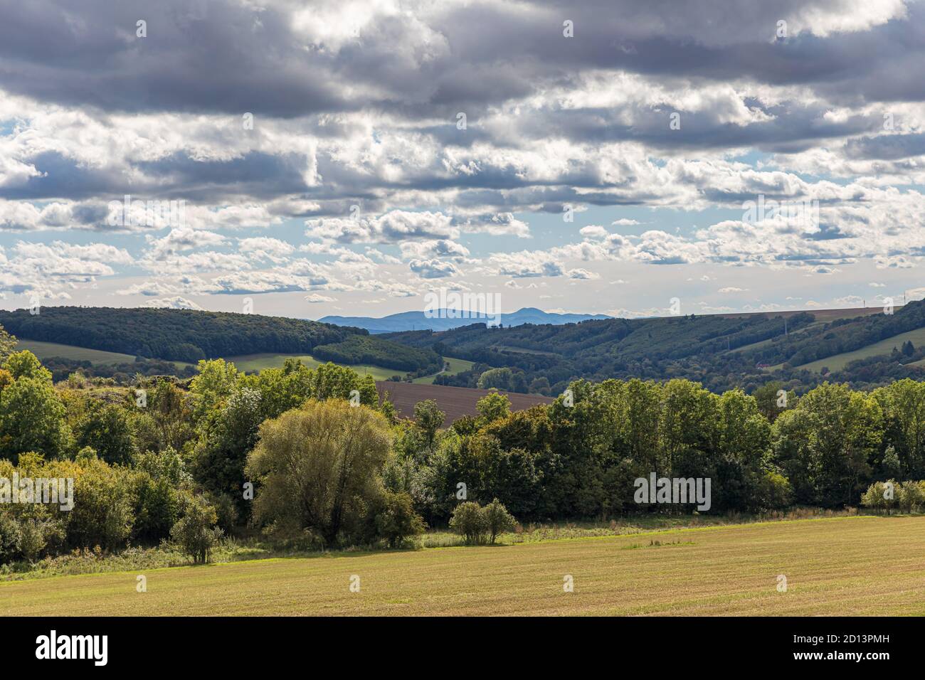Paesaggio autunnale intorno al castello Branco - Europa, Slovacchia, zona Kopanice Foto Stock