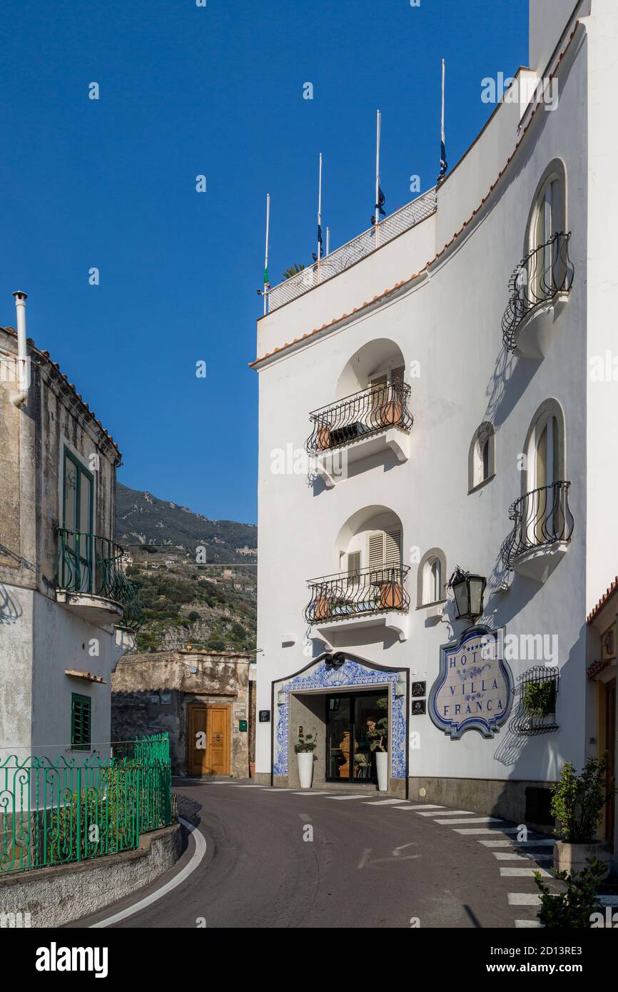 Hotel di Lusso Villa Franca a Positano, Campania, Italia Foto Stock