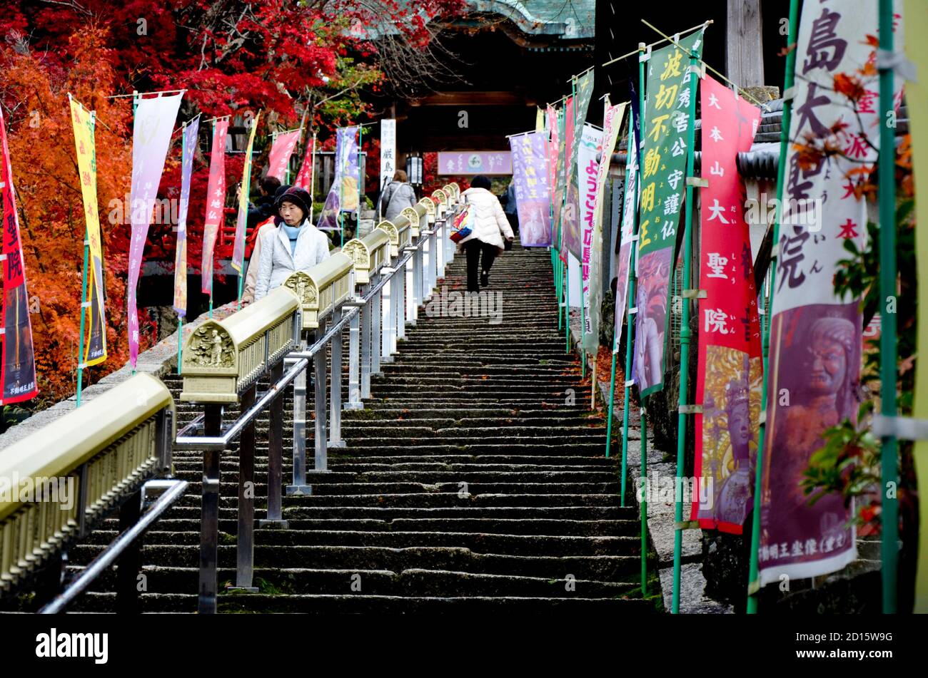Tempio di Daishō-in Foto Stock