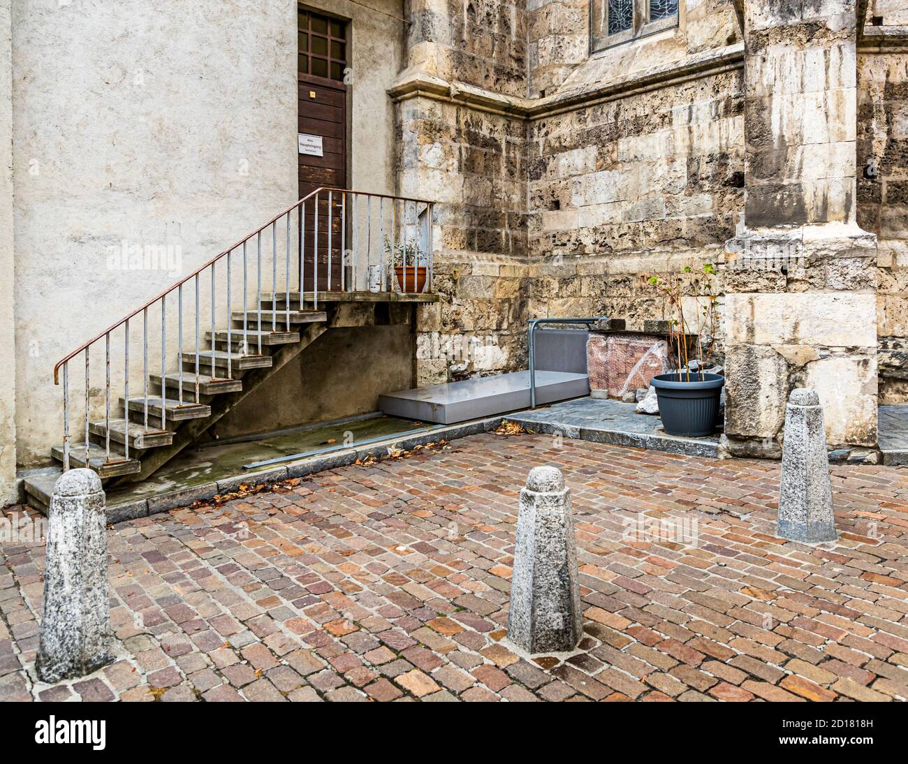 Edifici rappresentativi a Sion, Svizzera Foto Stock