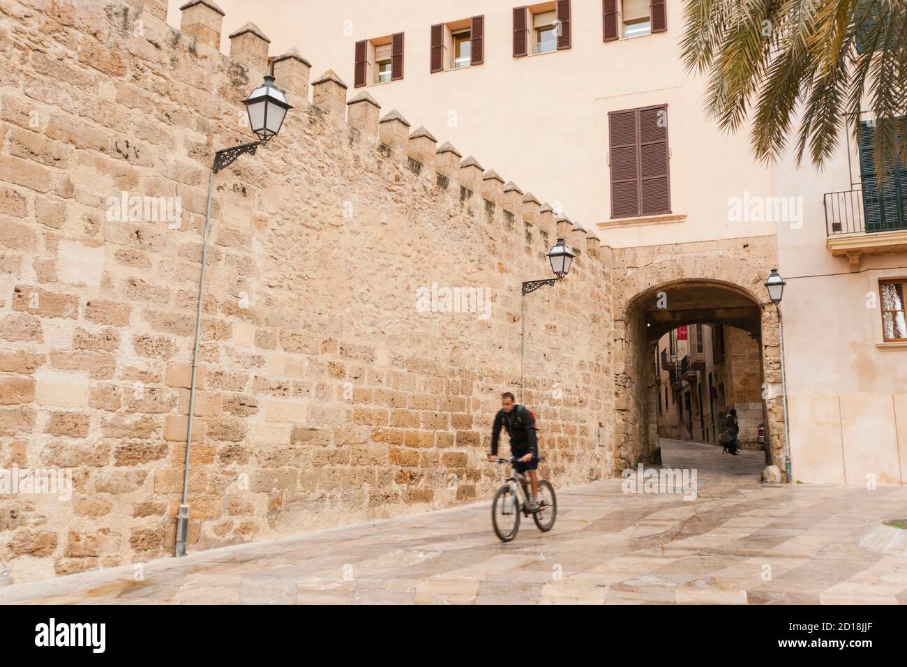 SA Portella, muralla medievale, Palma, mallorca, isole balneari, españa, europa Foto Stock