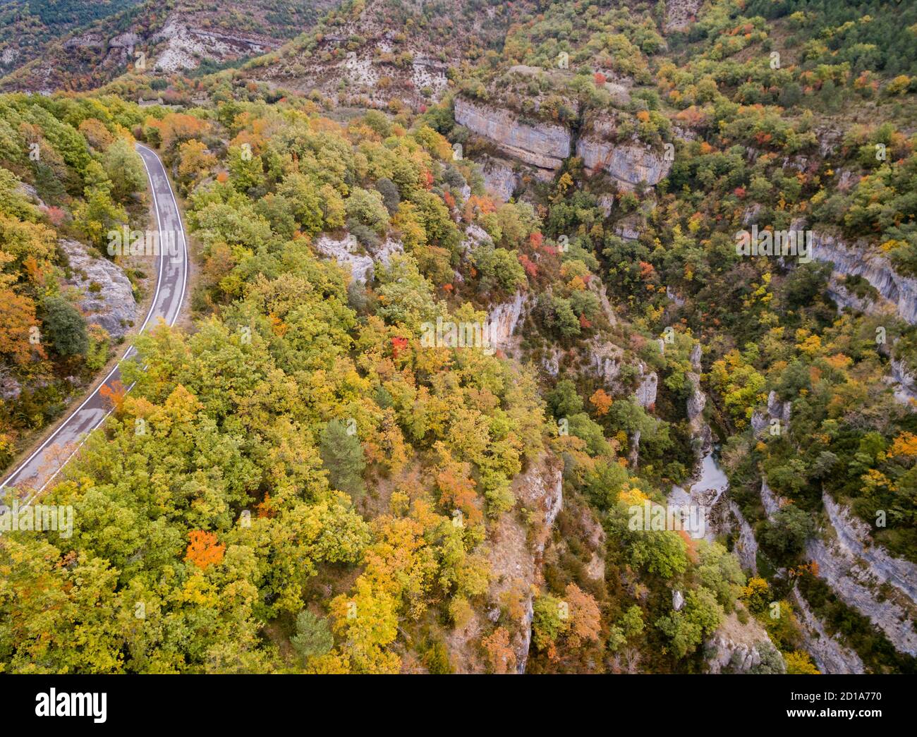 Foz de Faco, Cordillera pirenaica, provincia de Huesca, Aragón , Spagna, europa Foto Stock