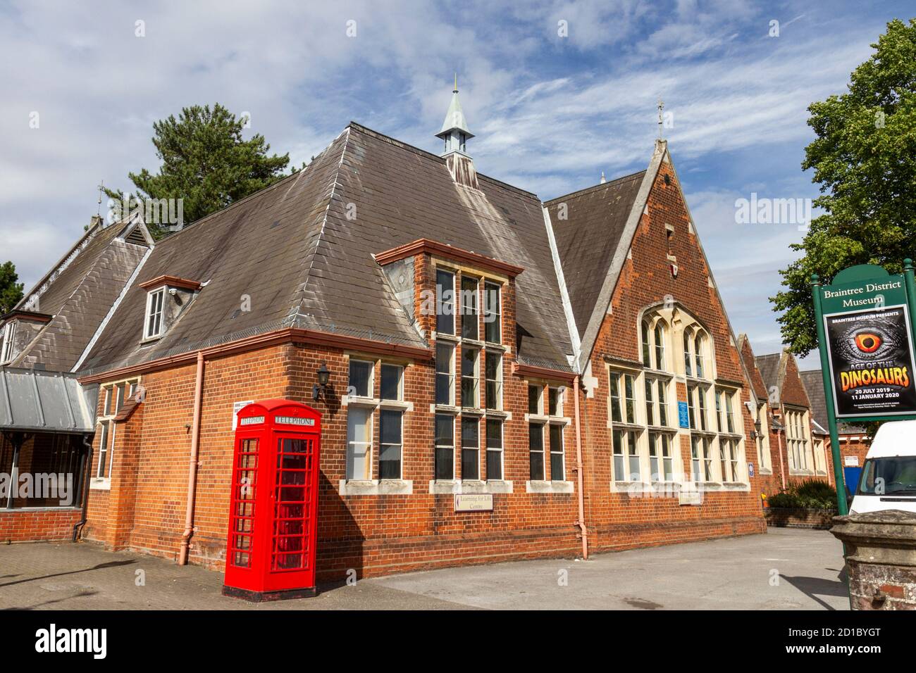 Il Braintree District Museum di Braintree, Essex, Regno Unito. Foto Stock