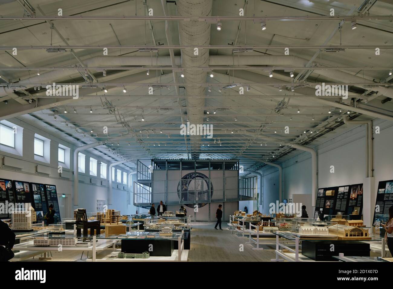 La galleria Boxen è stata installata presso l'ArkDes Museum di Stoccolma, Svezia, ed è stata inaugurata nel 2018. Foto Stock