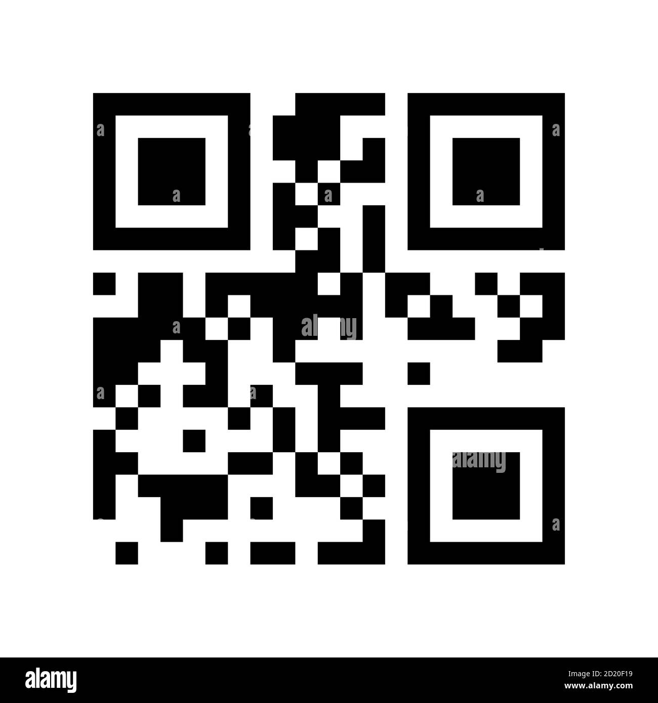 Modello di codice a barre astratto dello scanner digitale per i social media Illustrazione Vettoriale